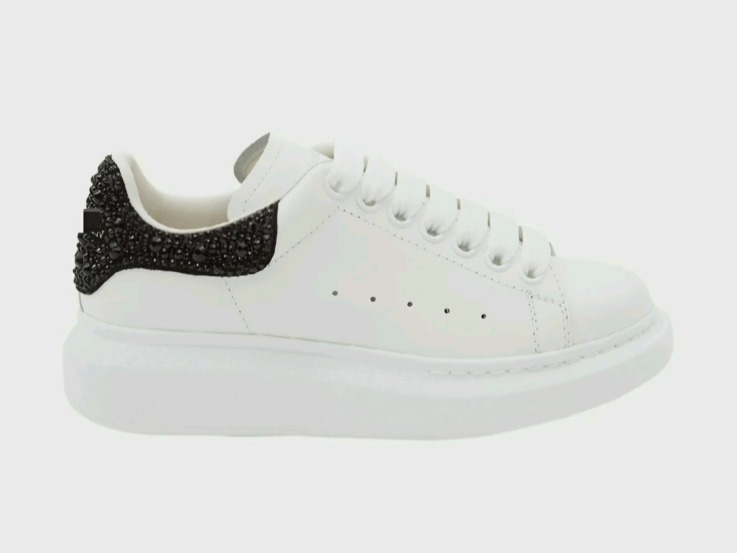 M.Q White & Black Rhinestone