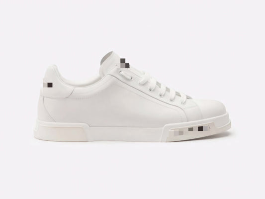 GA White Leather