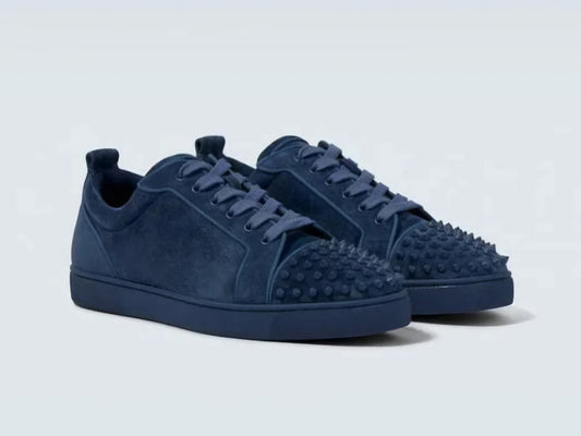 Red Bottom Navy Blue